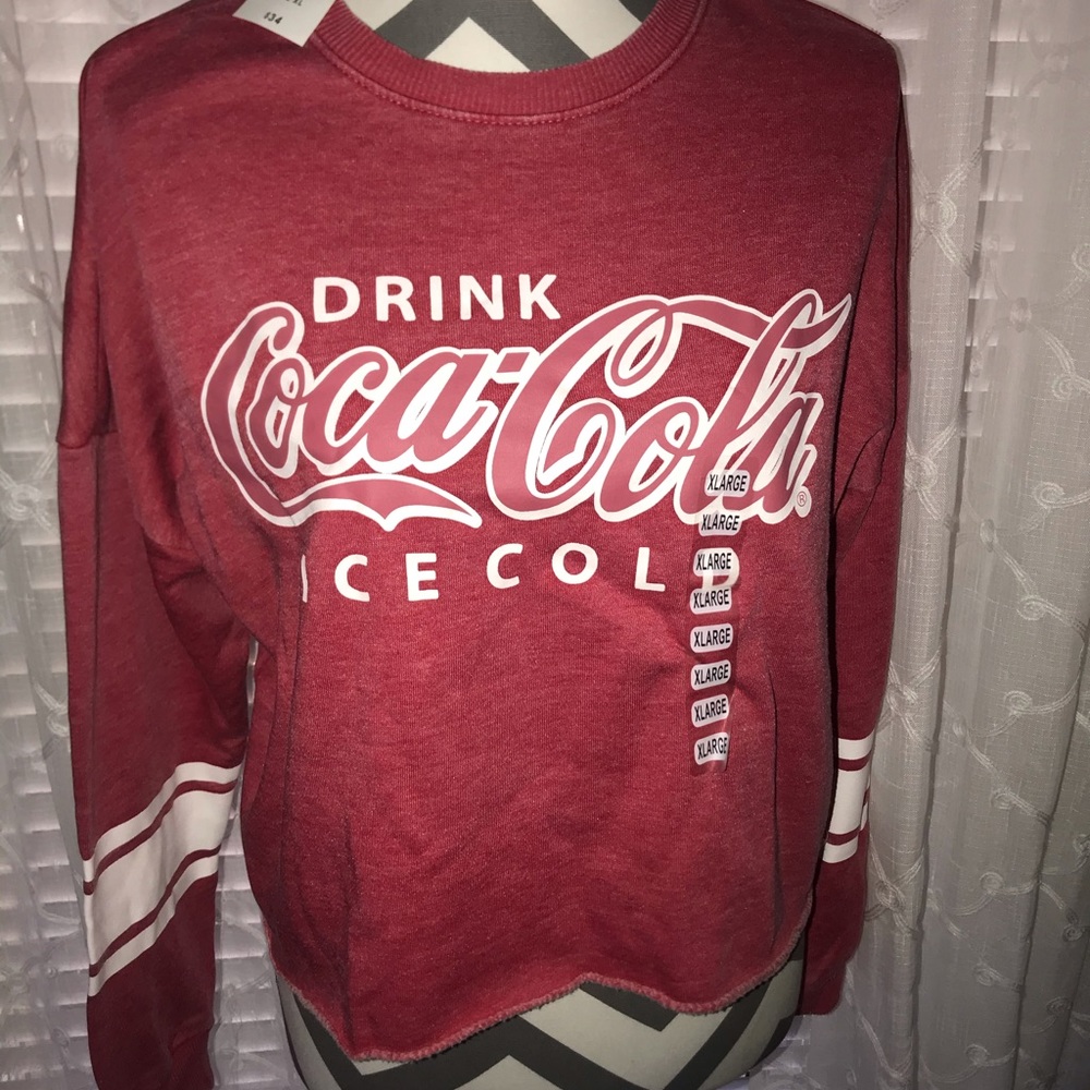 Bran new red Coca-Cola sweatshirt